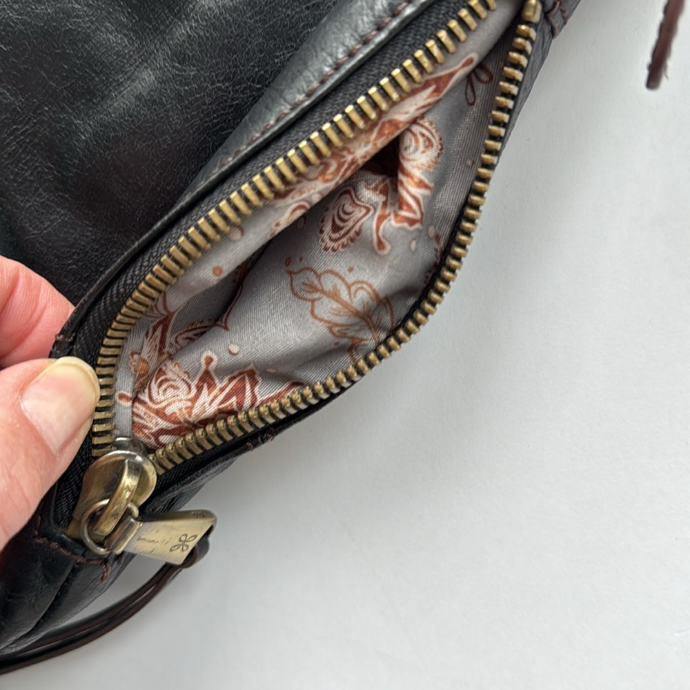 Hobo black leather shoulder bag - Picture 4 of 8